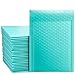 Produktbild Switory 50 Stück A5 15,3 cm x 26,9 cm Poly Bubble Mailer Selbstdichtende gepolsterte Umschläge Bubble Lined Poly Mailer Teal für Verpackungsgrün