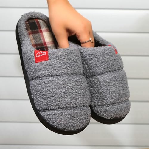 Caistre Women's Slippers Cozy Fuzzy House Shoes Winter Warm Memory Foam Slipper Indoor and Outdoor Faux Fur Shoes Cute Fluffy Sandals2