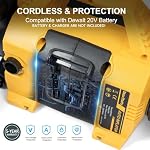 Cordless Tire Inflator, 160 PSI Portable High Pressure Air Compressor, Digital Gauge, Auto Shut Off, LED Light For Tires(Tool Only)
