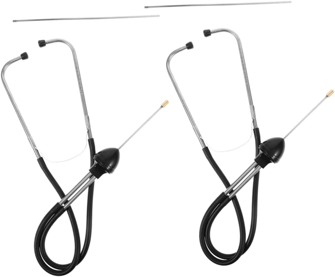 2pcs Water Leak Detection Stick Pipe Leak Test for Stainless Steel Portable Detector for Underground Water Pipes