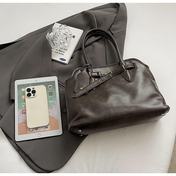 Bolso bandolera vegano estilo vintage para mujer miniatura 4