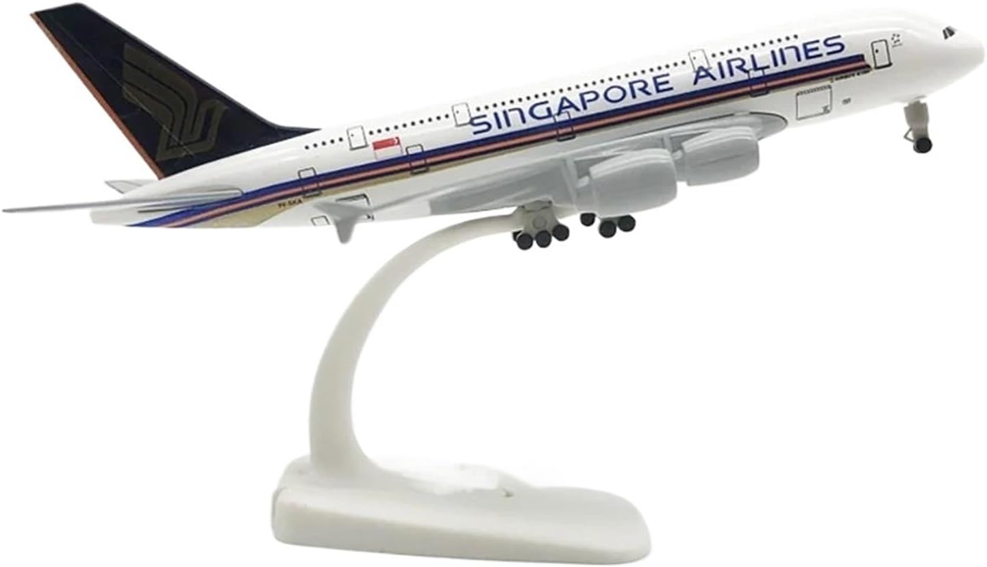 Miniature Scale 18cm 1 400 for A380 Miniature Aircraft Model Die-cast Alloy Souvenir Display Decoration Toy Flying Toy Game Kits