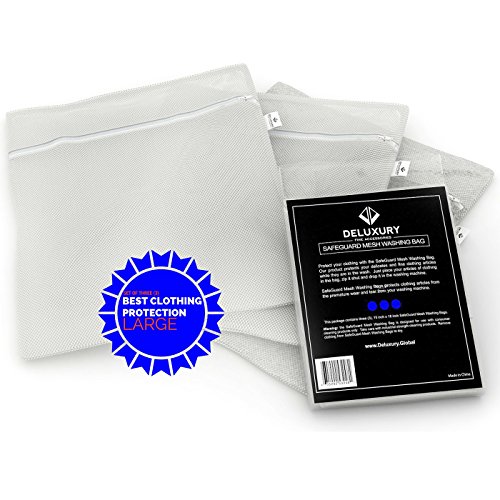 Large Laundry Washing Bag Set, Premium Biggest Bag Set - Home Laundry Accessories to Protect Delicates, Lingerie, Sweaters, Garments and Other Clothing Articles: Set of Three (3) XL Bags