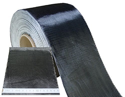 Preisvergleich Produktbild 1m 300g / m² Unidirektional Carbongewebeband 160mm breit