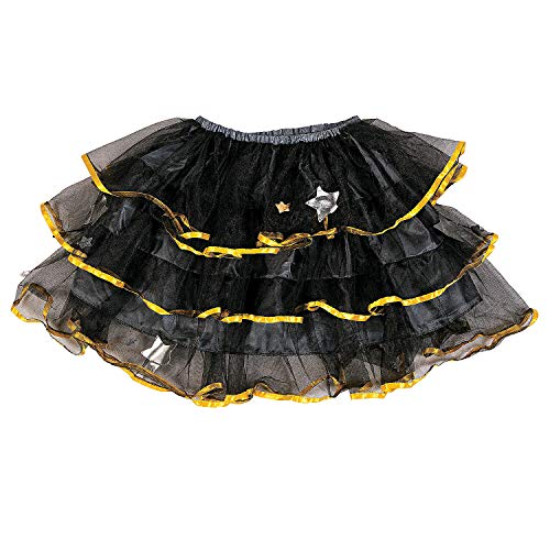 Fun Express - New Year's Tutu Child for New Year's - Apparel Accessories - Apparel - Misc Apparel - New Year's - 1 Piece Black