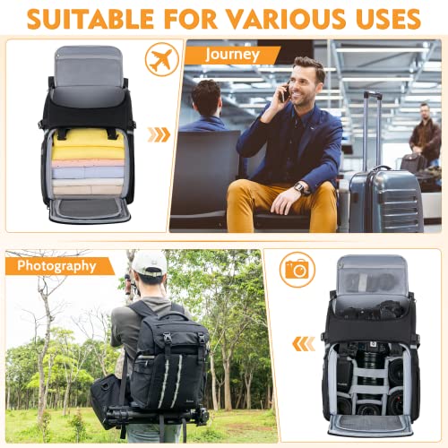 Fotorucksack Elviros 2-in-1 mit separater Kameratasche