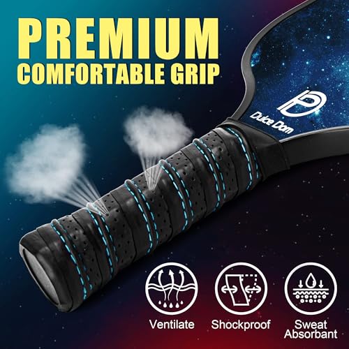 Dulce Dom Pickleball Paddles, Usapa Approved Set With 4 Premium Wood Balls And Bag, Rackets Equipment For Beginners & Pros thumb #2