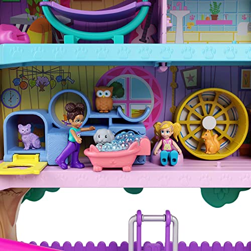 Polly Pocket Boneca Pollyville Aventuras na casa da árvore, Modelo: HHJ06, Cor: Multicolorido