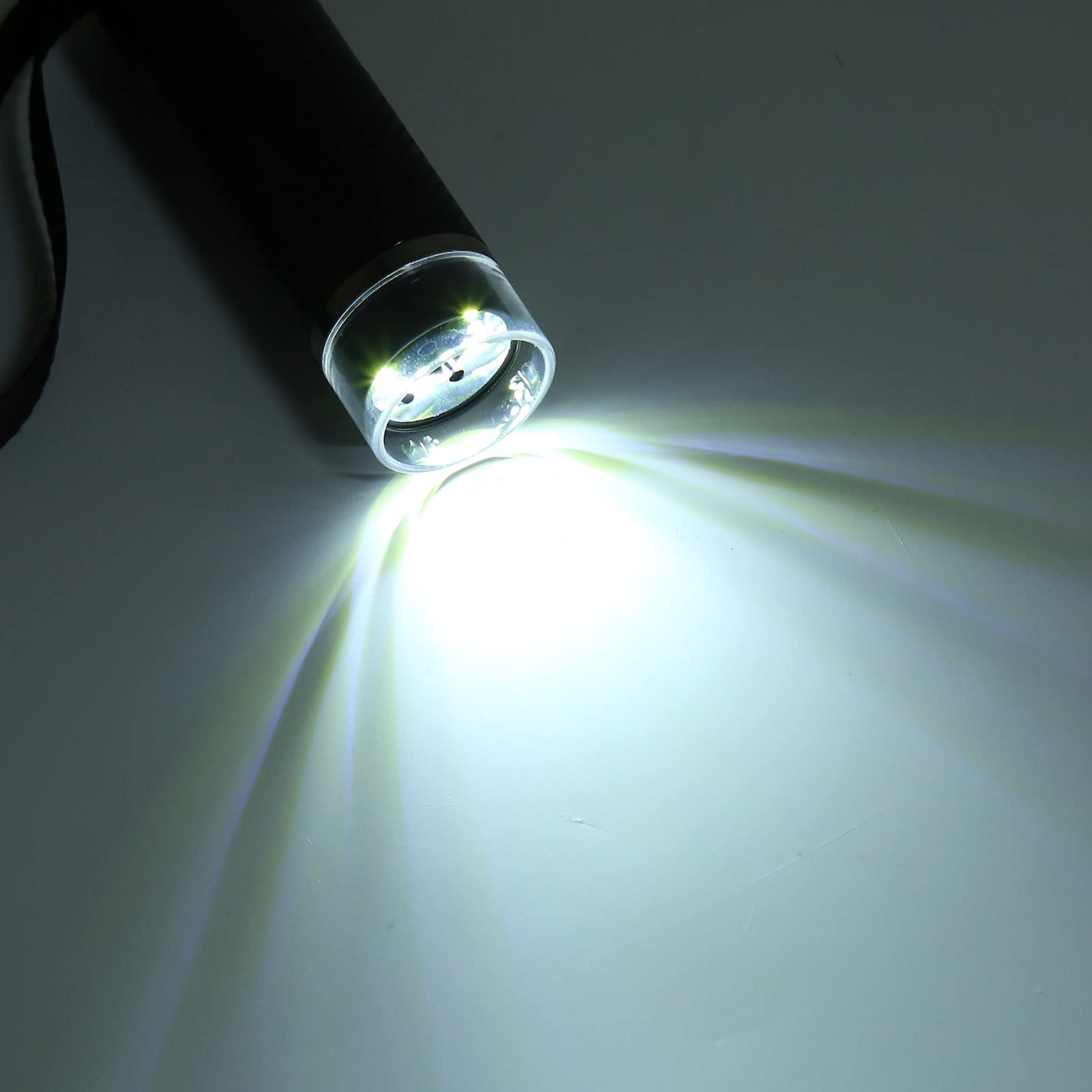 2 MP Kabelloses WiFi-Mikroskop, Verstellbares Licht, Anti-Blaulicht-Linse, Digitales Mikroskop für Textilinspektion, PCB, Haut, Schmuck, 10 M WiFi-Entfernung (Black)