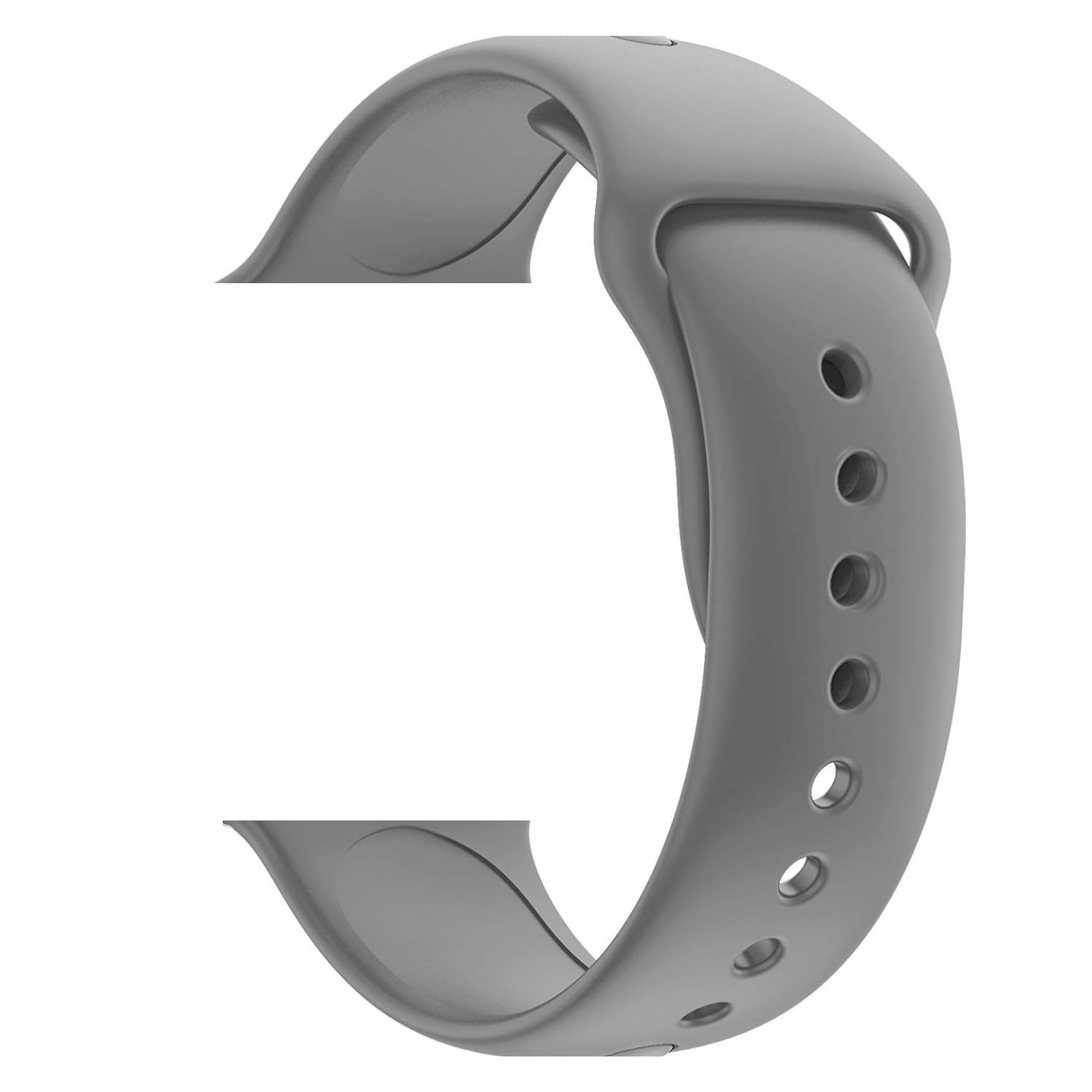 OBOE 41mm Silicone Strap 'COMPATIBLE WITH' Apple Watch Series 11/10/9/8/7/6/5/4/3/2/1/SE 38/40/41mm (Dark Grey) [WATCH NOT INCLUDED]-image-26