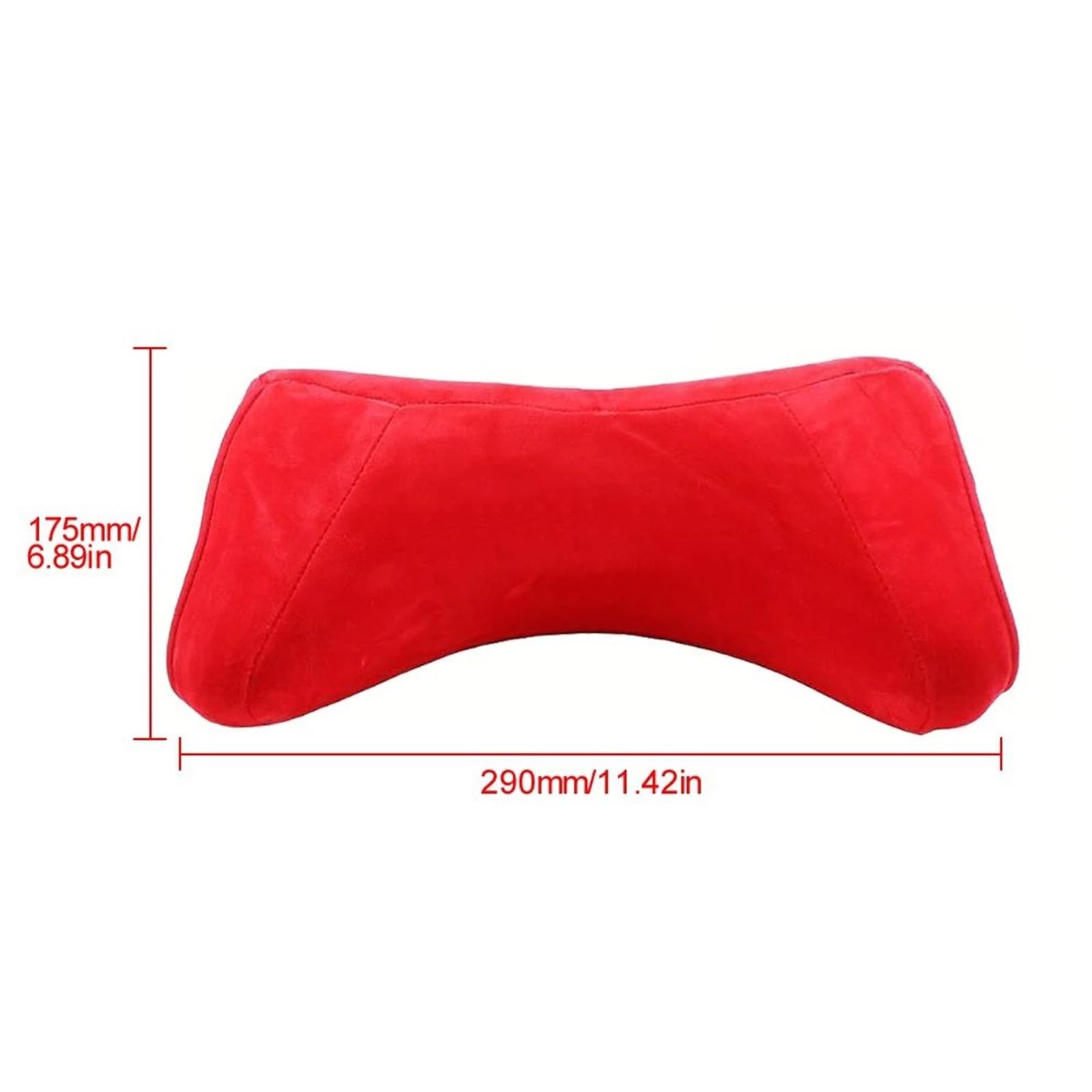 Do BRIDE Do RECARO Uniwersalny Zagłówek Poduszka Pod Kark Z Pamięcią Podparcia Fotelika Samochodowego Wygodny Zagłówek Car Seat Headrest(Red)