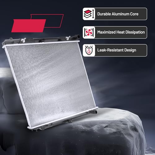 Image of BDFHYK 2808 Aluminum Radiator for Nissan Frontier 2005-2017