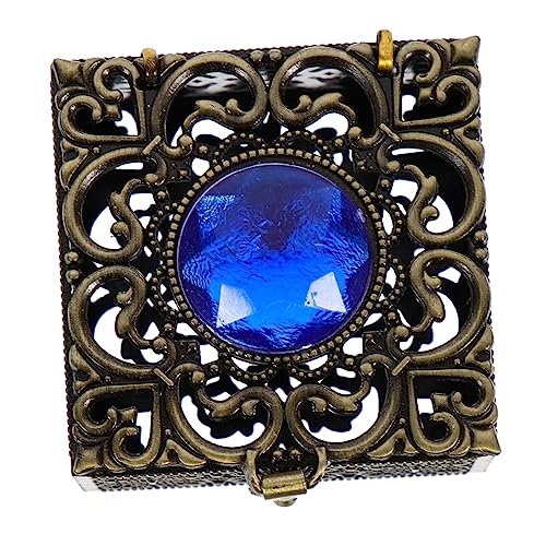 Holibanna Caja caso de collar joyas rosario joyero vintage Estuche decorativo box jewellery box jewelry box organizador de collares Aleación de zinc