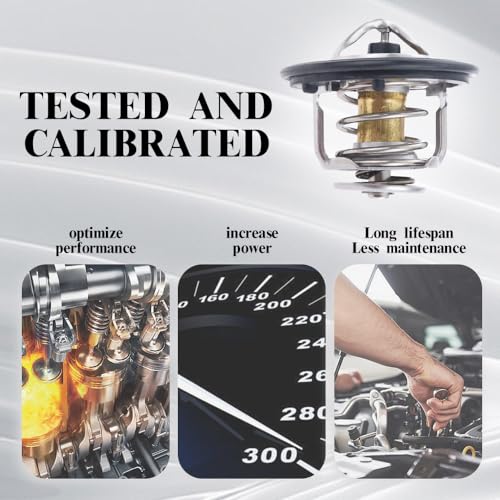 Wedcool Automotive Replacement Engine Thermostat, Premium Thermostat, 19301-PAA-306 19301-PLC-315 Heavy-Duty Engine Coolant Thermostat Compatible with Honda Civic CRV CRZ Insight Odyssey - Image 6