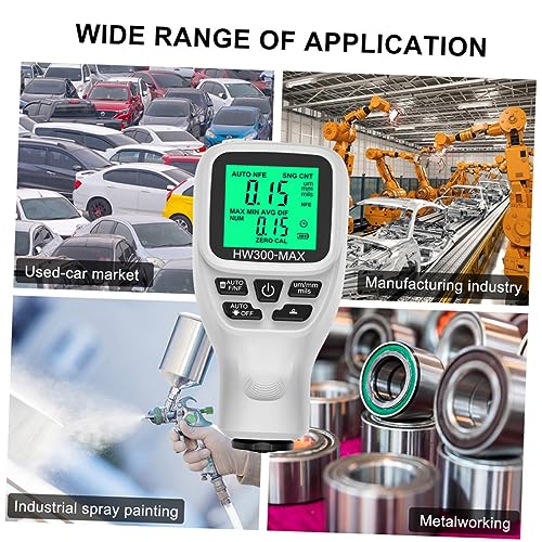 Medidor Digital de Espesor de Recubrimientos Automotriz STOBAZA para Materiales Ferrosos, Herramienta de Medición Versátil con Apagado Automático para Laboratorios, Talleres y Uso Exterior miniatura 6