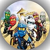 Premium Esspapier Tortenaufleger Kompatibel mit Ninjago T 31