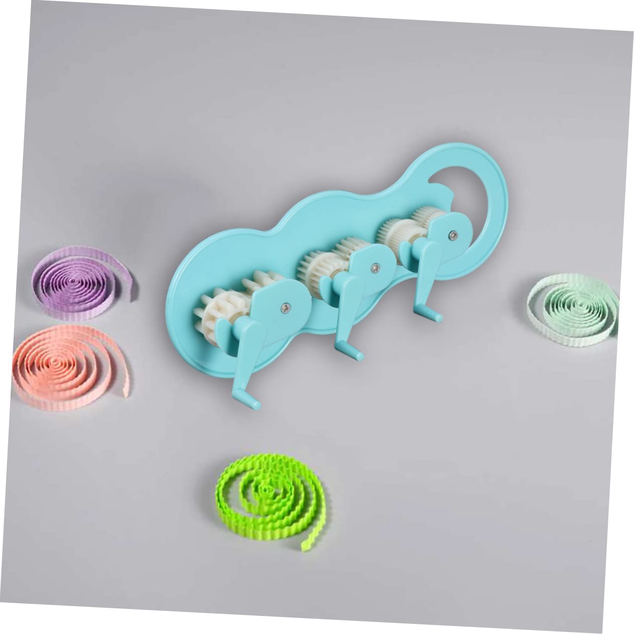 SEWACC 2stücke Handbetriebenes Quilling-Werkzeug Zur Herstellung Von Wellenformen Verschiedene Einfach Zu Bedienen Für -projekte Himmelblau Für Kreative Bastelarbeiten