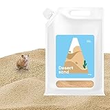 Tfwadmx Hamster Desert Bath Sand 5.5LB Small Animals Dust Free Bathing Gerbil Cleansing Potty Litter for Chinchilla Rat (Coarse Sand)