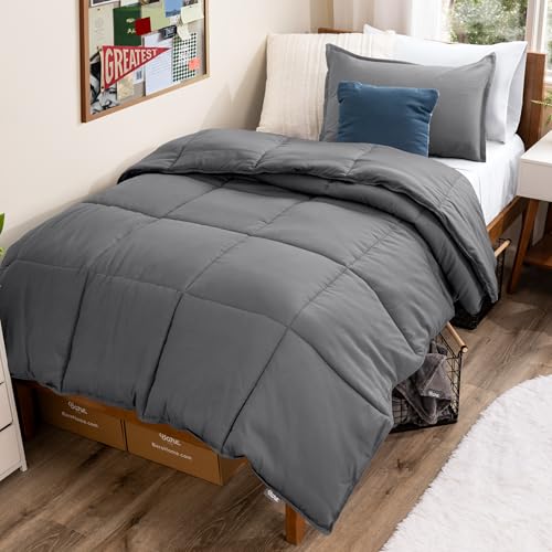 Bare Home Comforter Set - Twin Extra Long Size - Ultra-Soft - Goose Down Alternative - Premium 1800...