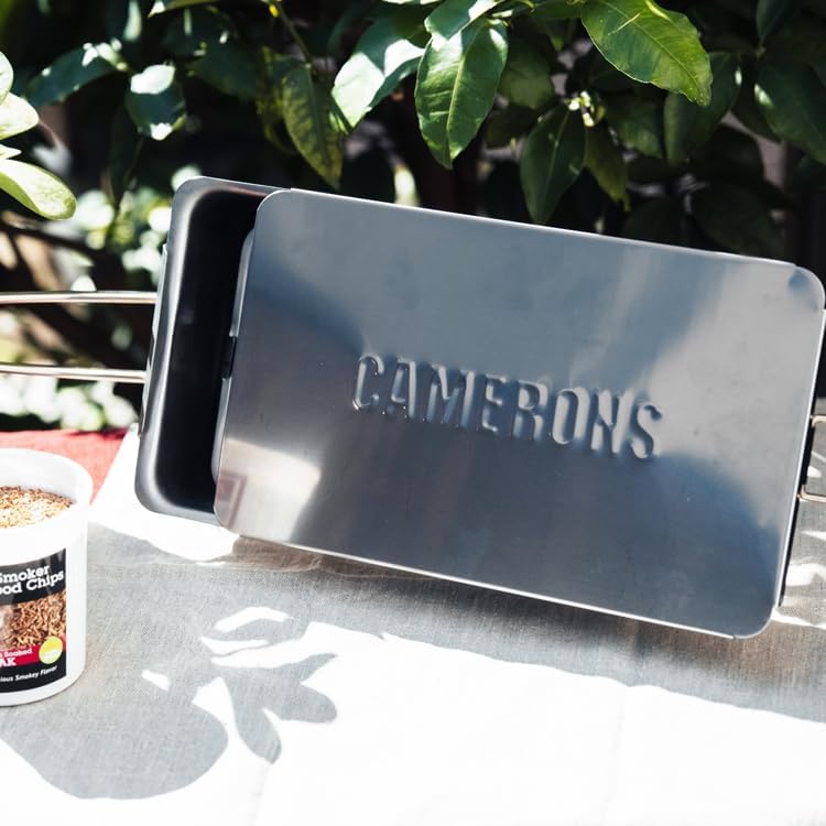 Miniatura 6 de Stovetop - Estufa-ahumador - Fumador de acero inoxidable con virutas de madera  Funciona con cualquier fuente de calor, para interiores o