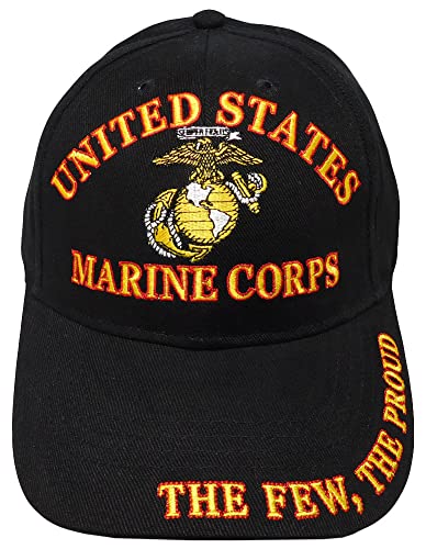 Gorra ajustable de algodón bordada Marines EE.UU. miniatura 3