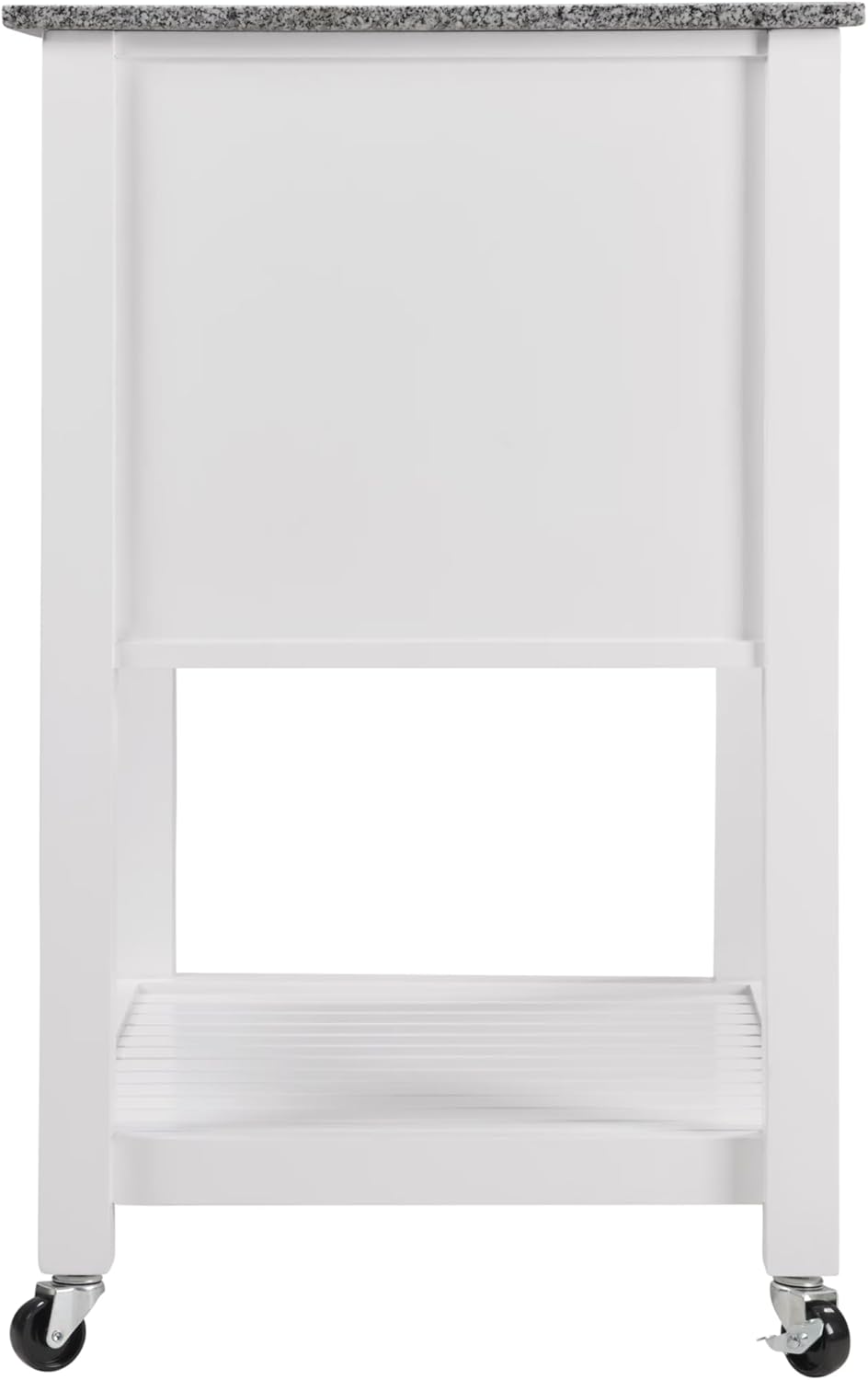 Rolling Kitchen Island Cart with Marble Top - 30" x 22" Mobile Serving Food Cart with 4 Drawers, Ventilated Bins & Slide-Out Basket for Kitchen Prep, Portable Island for Kitchen & Dining(White)