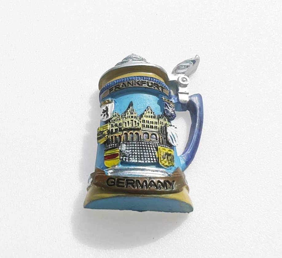 Imán decorativo para refrigerador estilo cerveza Frankfurt miniatura 2