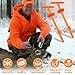 Lunmon 6 Pcs Hunting Butt Tool Portable Deer Field Dressing Accessories Lightweight Durable, Compact Big Game Dressing Tool Deer Hunting Gear for Large Animal Livestock Anal Cleaning