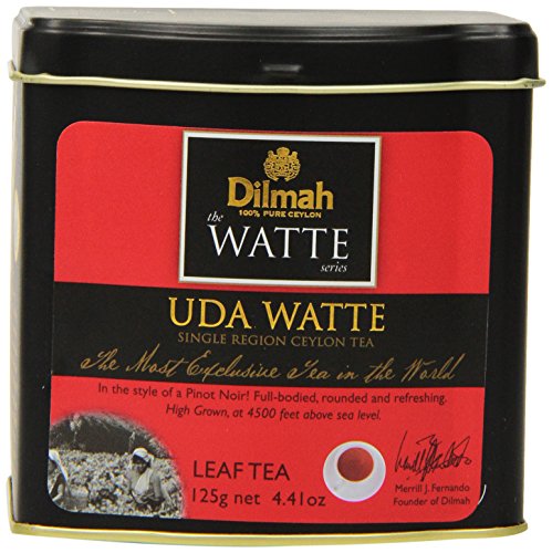 Dilmah Tea, Uda Watte Tea, Loose Leaf, 4.4-Ounce Tins (Pack of 3)