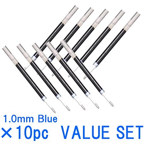 Pentel Refill Ink for EnerGel Liquid Gel Pen / 1.0mm Blue Ink/Value Set of 10 Refills (With Our Shop Original Product Description) 