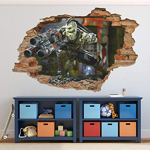 "muursticker 3d muurstickers, agressieve verwijderbare vinyl muurstickers voor senioren races"-100 * 120CM - Image 3