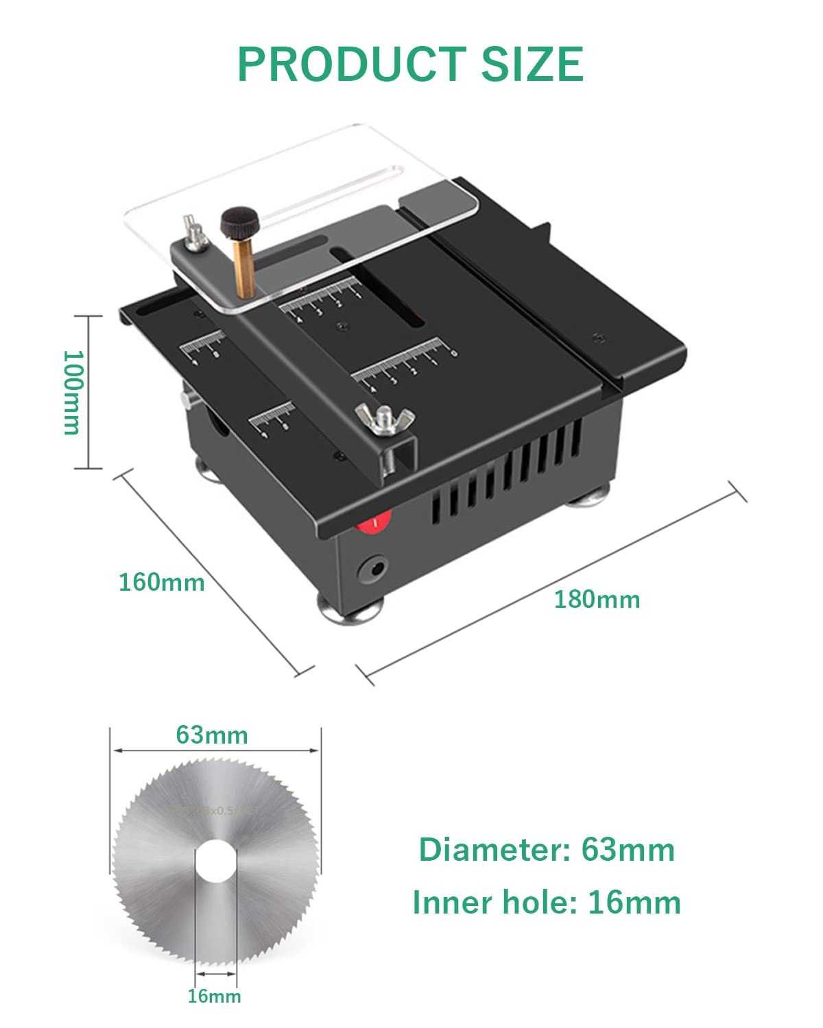 Elettriche Piccola Famiglia Utensile da Taglio DIY, Mini Sega da Tavolo
