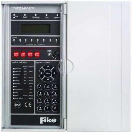 Twinflex Pro 2 Wire 8 Zone Fire Alarm Control Panel 505-0008 Domestic/Commercial Use