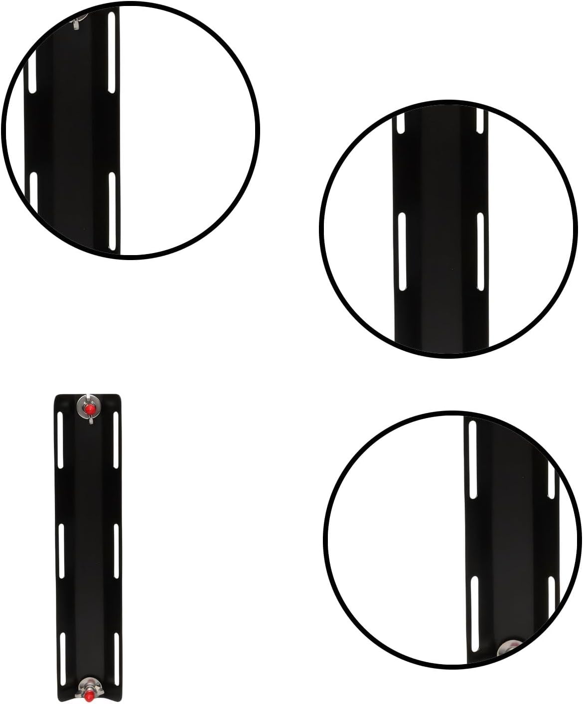 Technical Diving Backplate Single Tank Adapter Aluminum Scuba Mounting Plate for Standard Dive Bottles