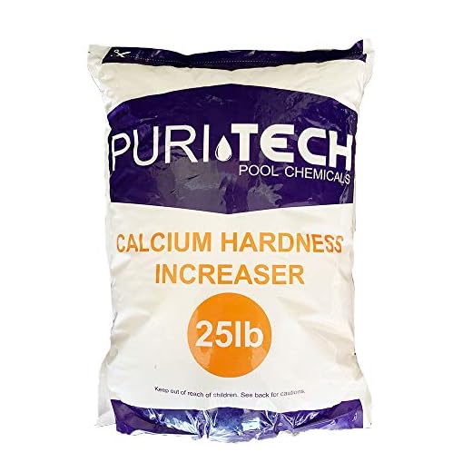 Puri Tech Pool Chemicals 25 lb Calcium Hardness Increaser Plus for Swimming Pools & Spas Increases Calcium Hardness Levels Prevents Surface Staining