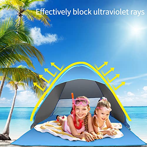 Carpa automática plegable para camping y playa miniatura 5