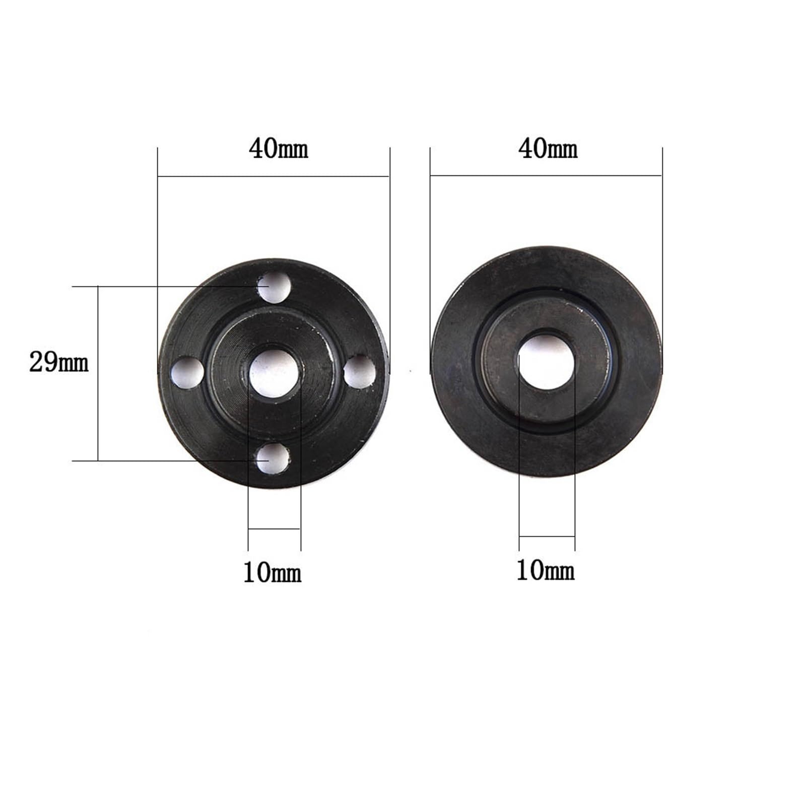 Jeu D'écrous De Bride Intérieur/extérieur Pour Meuleuse D'angle 150mm - Filetage M14 - Diamètre Disque 41mm - Neuf