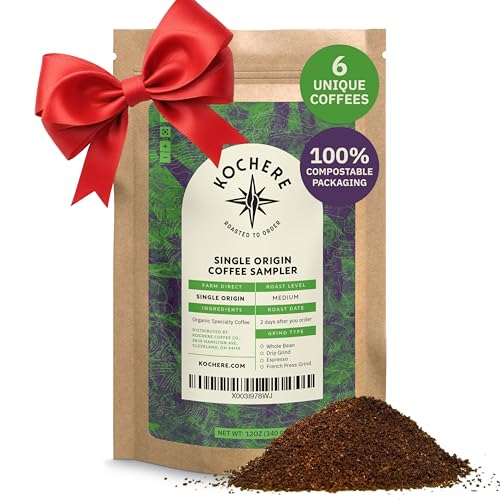 Café orgánico molido pack x6 2 oz de variedad única miniatura 1