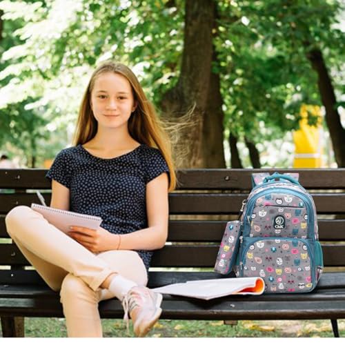 Chris & Kate Boys And Girls Multi-Print School Backpack - Handy For School, College, Everyday Use - Includes Free Stationery Pouch And Rain/Dust Cover, 32 liter - Image 6