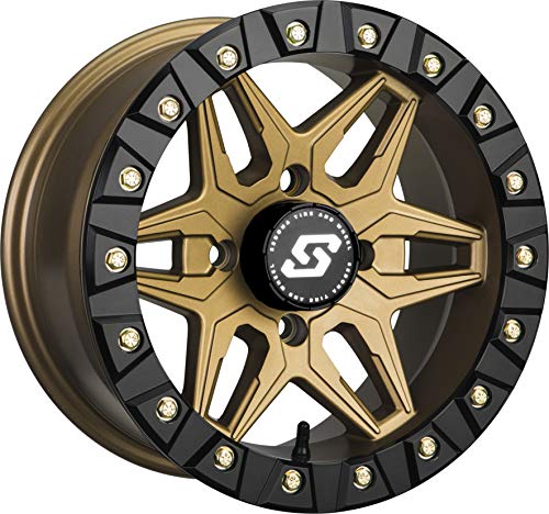 Sedona A72BZ-56037+38S Split Six Beadlock Wheel - 15x6-5+1-4/137 12mm Tapered - Bronze