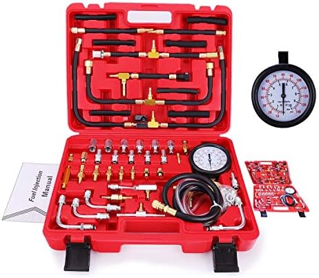 BETOOLL Pro Fuel Injection Pressure Tester Kit Gauge 0-140 PSI