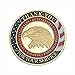 Honoring All Who Served Military Appreciation Challenge Coin Veteran Day Thank You for Your Service Gold Plated Coins
