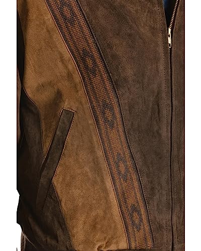 Image of Two-Toned Boar Suede Men's Jacket by Scully