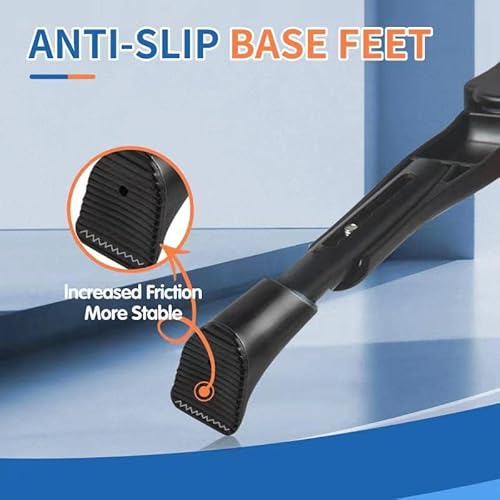 Leichten Kickstand For Kids Bike Center Mount For 16/18/20 Inch Adjustable Children's Bicycles Aluminium Alloy Bike Kick Stand Support Storage (For 20 Inch, Black Dot) #TOP4