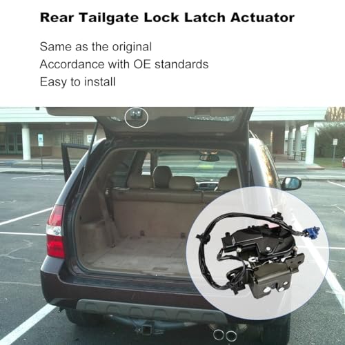 Image of WMPHE Tailgate Lock Latch Actuator Assembly Compatible with Toyota Prius 2010-2015 Lexus CT200h 2011-2017, Rear Trunk Latch Motor Replacement for 69350-47041, 69350-47040, 69350-47020