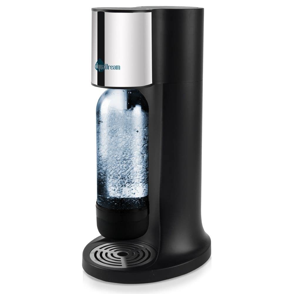 AquaDream Aireador de agua para burbujear | con gas y sifón de agua, color negro