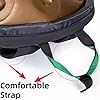 Handpan Drum Carry Bag: Thick Padded Protective Case, 22-Inch Round Size, Adjustable Shoulder Straps – Portable Storage for Travel, Gig Transport, Home Practice, Studio Rehearsal (Gray) #4