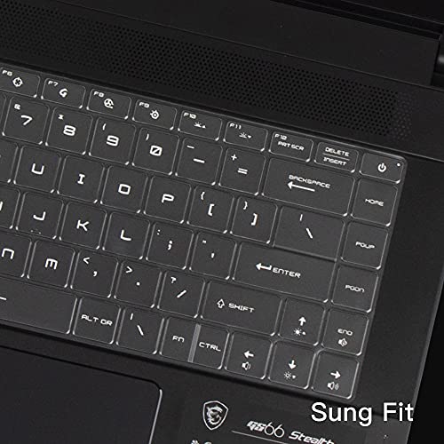 Keyboard Cover For Msi Stealth Gs66 2022, Vector Gp66, Raider Ge66, Stealth 15M 15.6, Modern 15 15A, Creator 15 A10Sfs, Msi Prestige 15, Msi Prestige 14 Evo 14" Laptop, Ultra Thin Tpu Protector Skin #TOP1