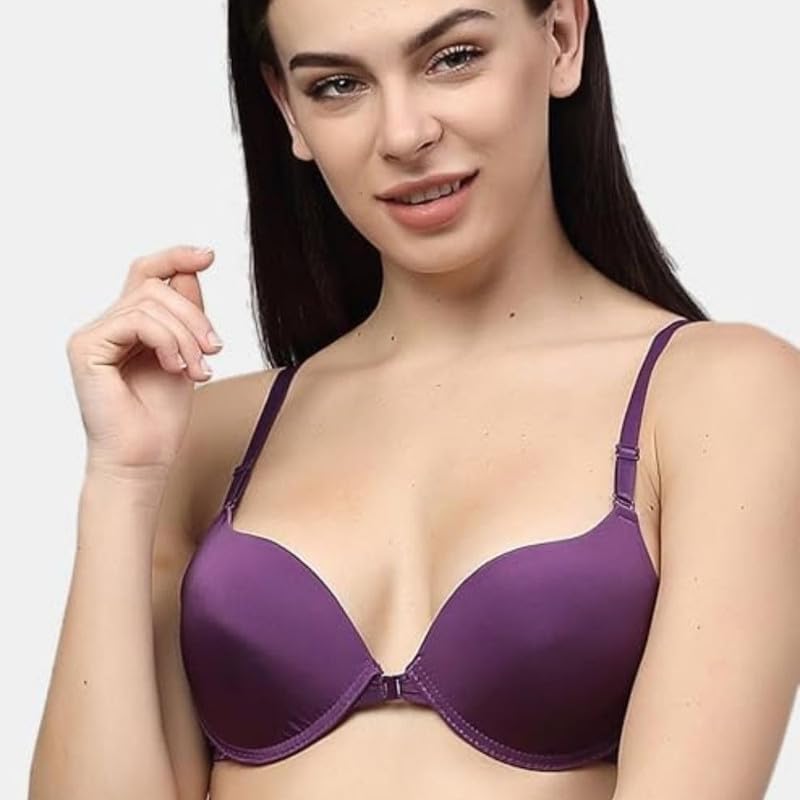 Image of Brachy Women's Poly Cotton Padded Wired Push-Up Bra