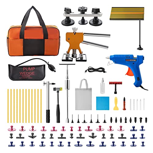 Kit d'outils de débosselage automobile accessoires auto ventouses carrosserie 74pcs